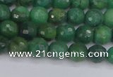 CCJ411 15.5 inches 6mm faceted round west African jade beads