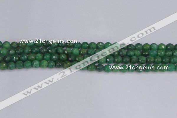 CCJ411 15.5 inches 6mm faceted round west African jade beads