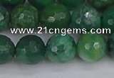 CCJ414 15.5 inches 12mm faceted round west African jade beads