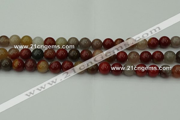 CCJ454 15.5 inches 12mm round colorful jasper beads wholesale