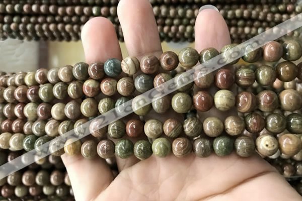 CCJ470 15.5 inches 4mm round rainbow jasper beads wholesale