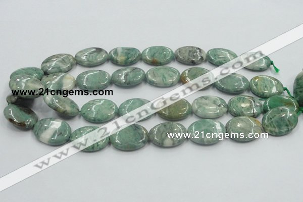 CCJ51 15.5 inches 18*25mm oval African jade gemstone beads