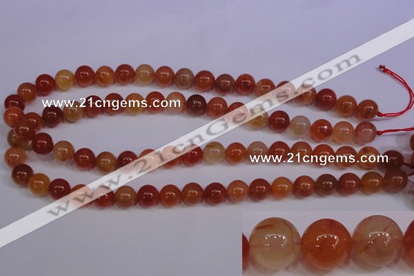 CCL04 15 inches 10mm round carnelian gemstone beads wholesale