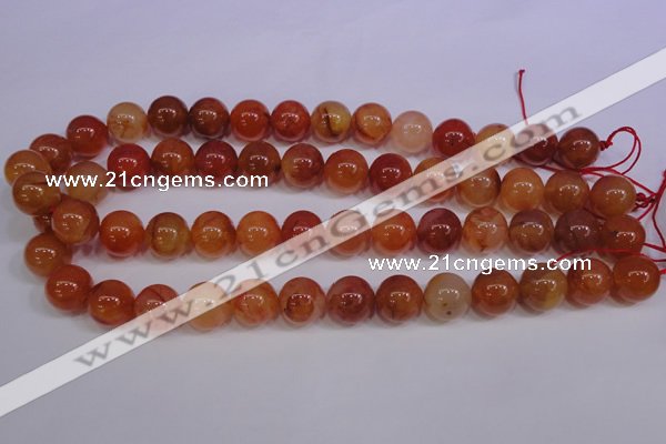 CCL06 15 inches 14mm round carnelian gemstone beads wholesale