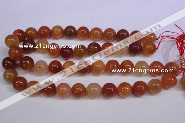 CCL07 15 inches 16mm round carnelian gemstone beads wholesale