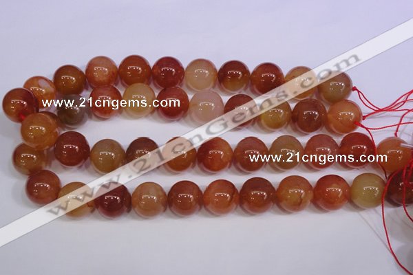 CCL08 15 inches 18mm round carnelian gemstone beads wholesale