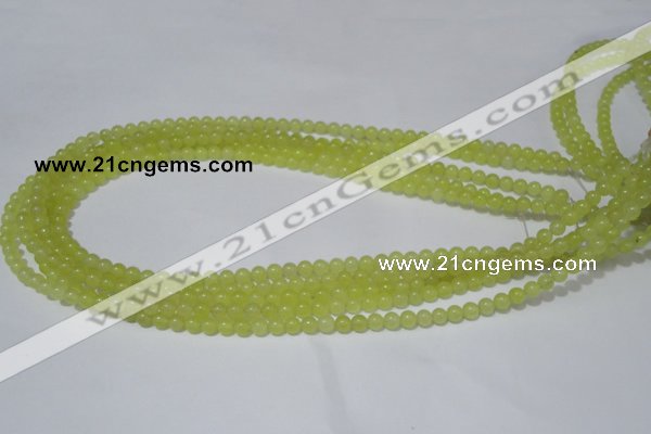 CCN06 15.5 inches 4mm round candy jade beads wholesale