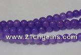 CCN09 15.5 inches 4mm round candy jade beads wholesale