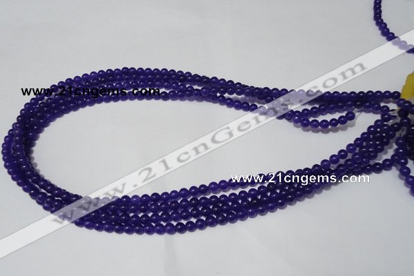 CCN10 15.5 inches 4mm round candy jade beads wholesale