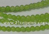 CCN11 15.5 inches 4mm round candy jade beads wholesale