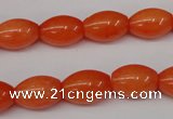 CCN110 15.5 inches 10*14mm rice candy jade beads wholesale