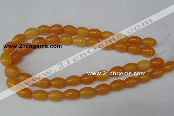 CCN112 15.5 inches 12*16mm rice candy jade beads wholesale