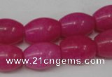 CCN113 15.5 inches 12*16mm rice candy jade beads wholesale