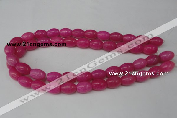 CCN113 15.5 inches 12*16mm rice candy jade beads wholesale