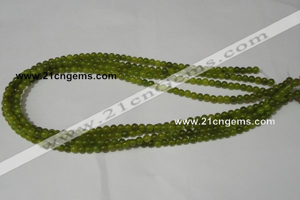 CCN12 15.5 inches 4mm round candy jade beads wholesale