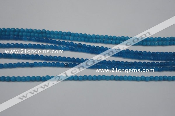 CCN1200 15.5 inches 4mm faceted round candy jade beads wholesale