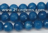 CCN1203 15.5 inches 10mm faceted round candy jade beads wholesale