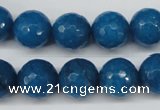 CCN1205 15.5 inches 14mm faceted round candy jade beads wholesale