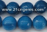 CCN1206 15.5 inches 16mm faceted round candy jade beads wholesale