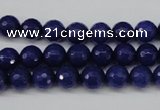 CCN1213 15.5 inches 8mm faceted round candy jade beads wholesale