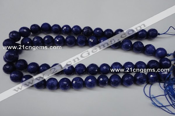 CCN1216 15.5 inches 14mm faceted round candy jade beads wholesale