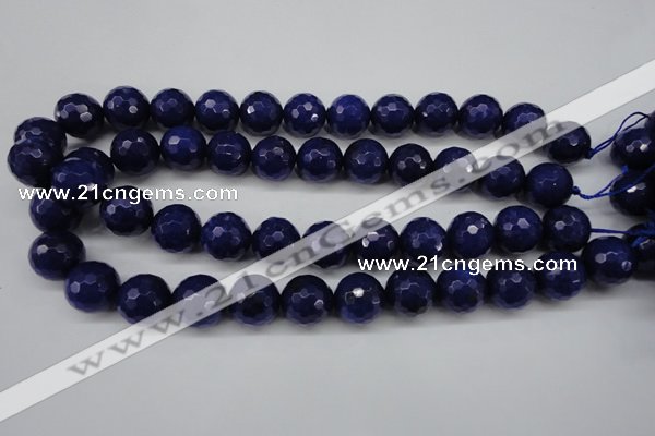 CCN1217 15.5 inches 16mm faceted round candy jade beads wholesale