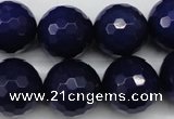 CCN1218 15.5 inches 18mm faceted round candy jade beads wholesale