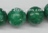 CCN1229 15.5 inches 20mm faceted round candy jade beads wholesale