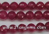 CCN1234 15.5 inches 10mm faceted round candy jade beads wholesale