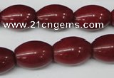 CCN125 15.5 inches 13*18mm rice candy jade beads wholesale