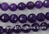 CCN1254 15.5 inches 10mm faceted round candy jade beads wholesale