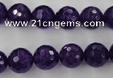 CCN1255 15.5 inches 12mm faceted round candy jade beads wholesale