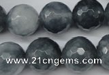 CCN1267 15.5 inches 16mm faceted round candy jade beads wholesale