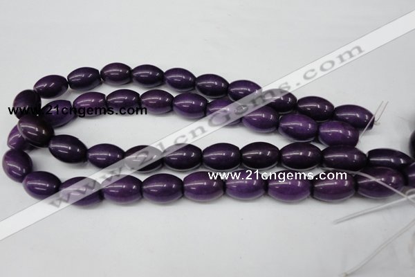 CCN127 15.5 inches 13*18mm rice candy jade beads wholesale