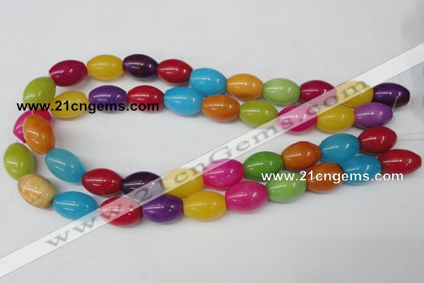 CCN128 15.5 inches 13*18mm rice candy jade beads wholesale