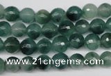 CCN1283 15.5 inches 8mm faceted round rainbow candy jade beads