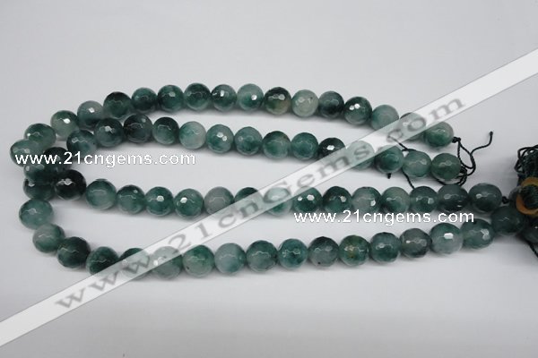 CCN1285 15.5 inches 12mm faceted round rainbow candy jade beads