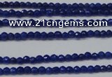 CCN1314 15.5 inches 3mm faceted round candy jade beads wholesale