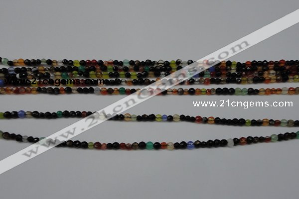 CCN1317 15.5 inches 3mm faceted round candy jade beads wholesale