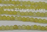 CCN1321 15.5 inches 4mm faceted round candy jade beads wholesale