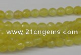 CCN1325 15.5 inches 6mm faceted round candy jade beads wholesale