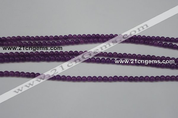 CCN1340 15.5 inches 4mm round candy jade beads wholesale