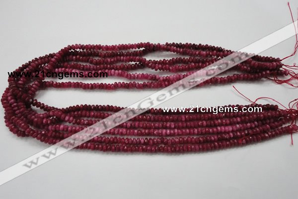 CCN1350 15.5 inches 2*4mm faceted rondelle candy jade beads