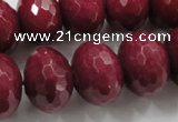 CCN1358 15.5 inches 13*18mm faceted rondelle candy jade beads