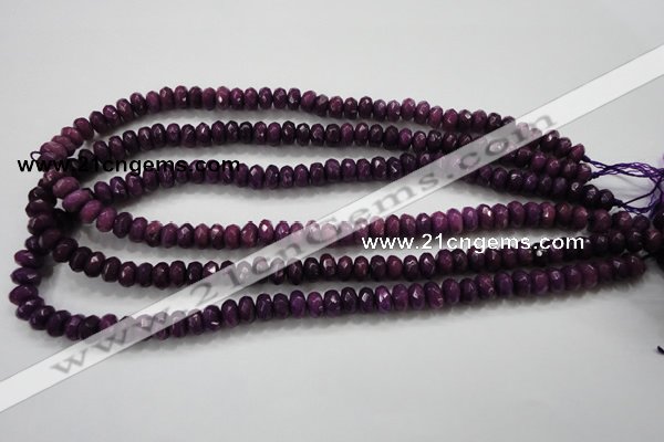 CCN1373 15.5 inches 5*8mm faceted rondelle candy jade beads