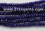 CCN1381 15.5 inches 2*4mm faceted rondelle candy jade beads