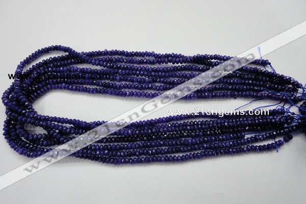 CCN1381 15.5 inches 2*4mm faceted rondelle candy jade beads