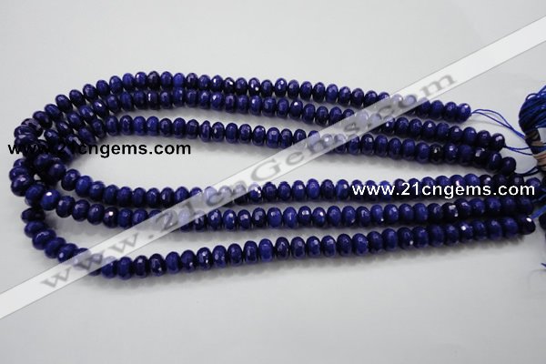 CCN1383 15.5 inches 5*8mm faceted rondelle candy jade beads