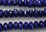 CCN1384 15.5 inches 6*10mm faceted rondelle candy jade beads