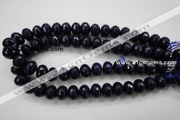 CCN1387 15.5 inches 12*16mm faceted rondelle candy jade beads